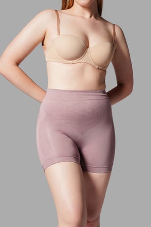 Night Gül Kurusu Push Up Seamless Dikişsiz Popo Şekillendirici Kısa Paçalı Korse 2064