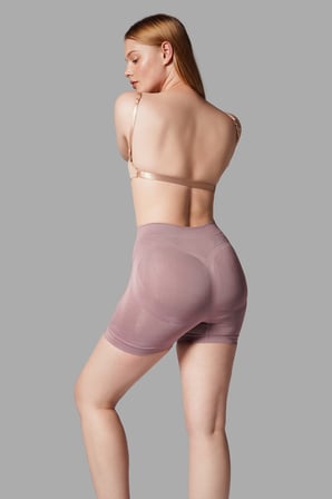 Night Gül Kurusu Push Up Seamless Dikişsiz Popo Şekillendirici Kısa Paçalı Korse 2064