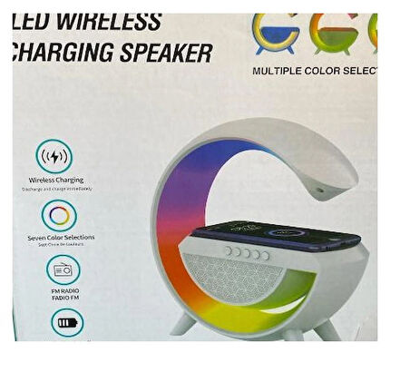 Ledli Şarj İstasyonlu bluetooth Şarjlı Hoporlor 9890