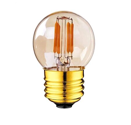 Cata CT-4283 4W G45 E27 Duylu Rustik Led Ampul Amber 5 Adet