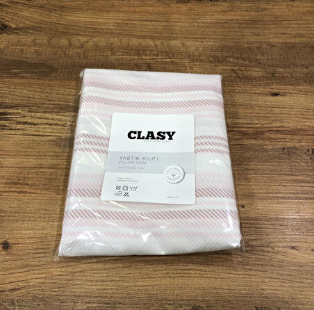 Clasy 2 Li %100 Pamuklu Ranforce Yastık Kılıfı 50 x 70