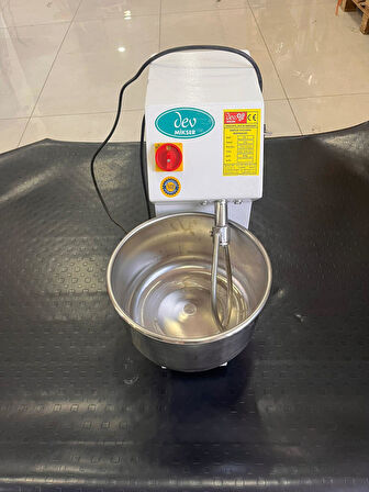 DEV MİKSER PROFESYONEL HAMUR KARMA MAKİNASI 5 KG UN 3 LT SU 8 KG KAPASİTELİ 