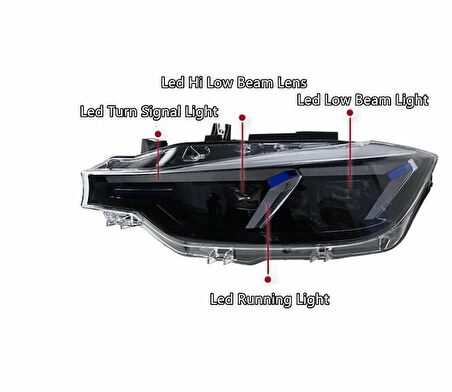 Bmw f30 ön far lambası ledli g20 model 2012 / 2018