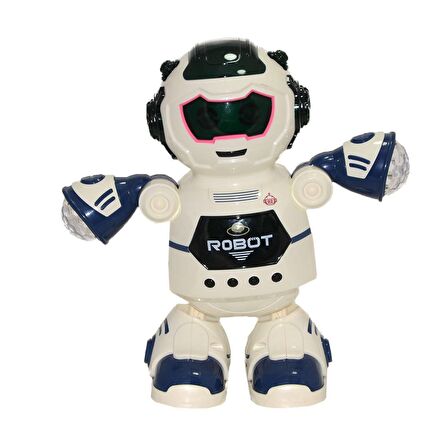 6678-2  Müzikli Işıklı Dans Eden Robot -Pasifik