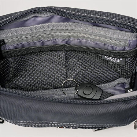ÇÇS 31531 Çift kullanım Bel ve Dopp Kit El Çantası Gri