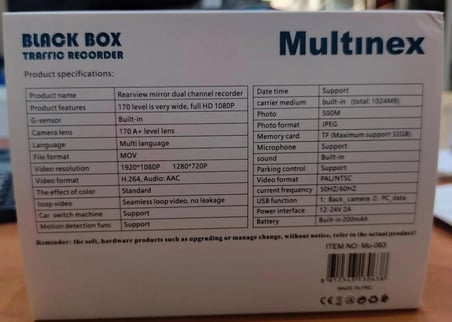 MULTİNEX 3 KAMERALI ARAÇ KAMERASI WİFİ