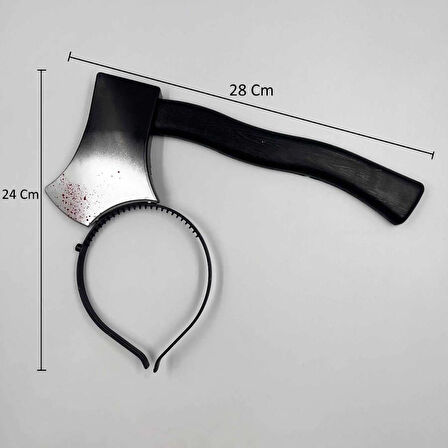 Halloween Cadılar Bayramı Balta modeli Taç Korku Aksesuarı