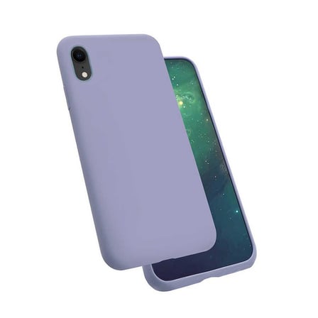 iPhone XR Kılıf Kadife İç Yüzey Wireless Destekli Silk Silikon