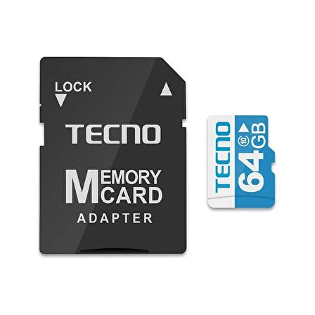 Global 64Gb 100Mb/s Micro Sd Hafıza Kartı ve Adaptörü (Global Türkiye Garantili) WNE1009