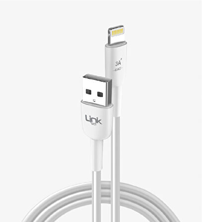 LİNK-TECH 3A 2M USB TO LİGHTNİNG ŞARJ KABLOSU  