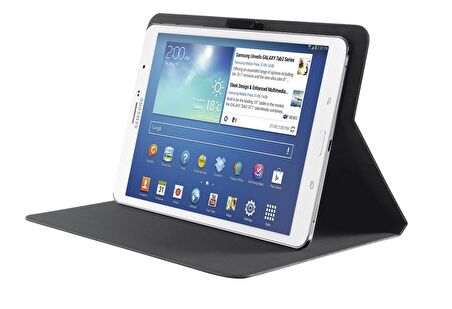 Global 7" ve 8" İnç İpad Mini/Galaxy Tab/ Galaxy Note Universal Tablet Kılıfı Siyah WNE0998