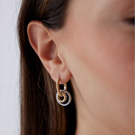 Geçme Halka Karışık Küpe