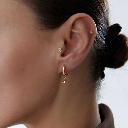 Twinkle Halka Sallantılı Küpe