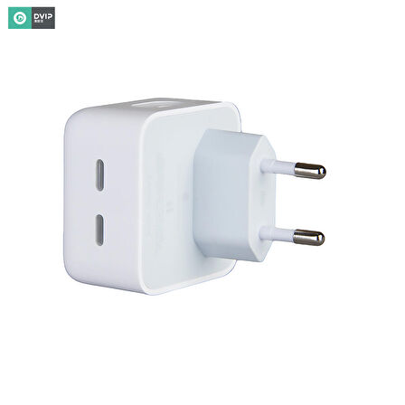 Global N45 35W Yeni Nesil Apple Uyumlu Çift PD Type-C Port Compact Çıkışlı Ev tipi Şarj Aleti Kablolu Set
