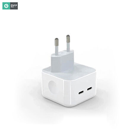 Global N45 35W Yeni Nesil Apple Uyumlu Çift PD Type-C Port Compact Çıkışlı Ev tipi Şarj Aleti Kablolu Set