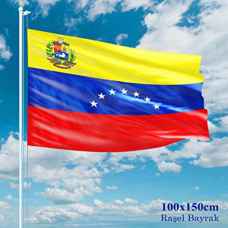 Venezuela Bayrağı - 100x150 Cm (1 Metre X 1,5 Metre) - Raşel Kumaş