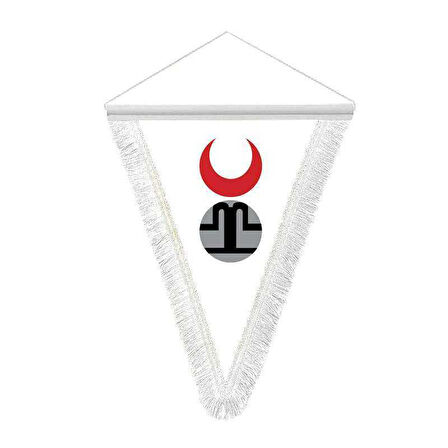 Altın Ordu Devleti - 17 Eski Türk Devletleri Bayrağı - Hatıra Üçgen Flama Bayrak