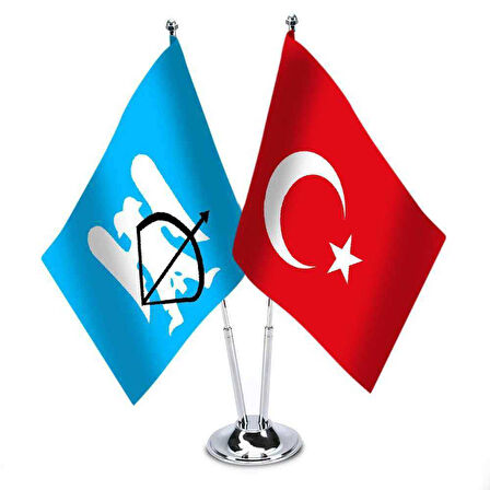Büyük Selçuklu İmparatorluğu Ve Türkiye - İkili Masa Bayrağı