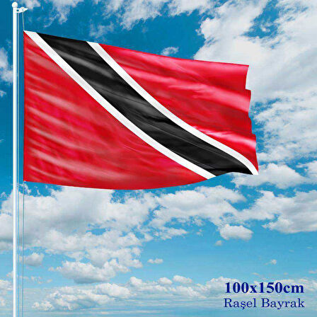 Trinidad Ve Tobago Bayrağı - 100x150 Cm (1 Metre X 1,5 Metre) - Raşel Kumaş