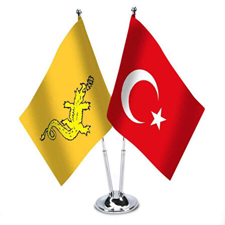 Büyük Hun İmparatorluğu Ve Türkiye -masa Bayrağı