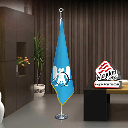 Büyük Selçuklu Devleti-17 Eski Türk Devletleri-ofis-toplantı Odaları-direkli -saçaklı Makam Bayrağı