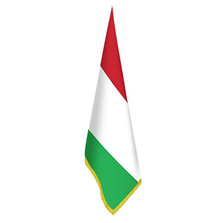 Macaristan Bayrağı - Ofis-makam-toplantı Odaları - Saçaklı Makam Bayrağı