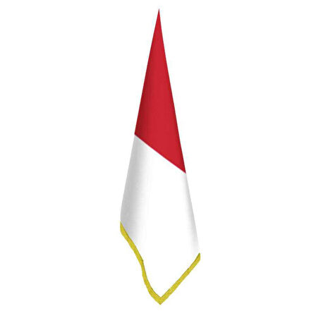 Endonezya Bayrak - Ofis-makam-toplantı Odaları - Saçaklı Makam Bayrağı