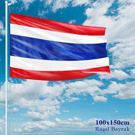 Tayland Bayrağı - 100x150 Cm (1 Metre X 1,5 Metre) - Raşel Kumaş