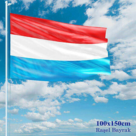 Luxemburg Bayrağı - 100x150 Cm (1 Metre X 1,5 Metre) - Raşel Kumaş