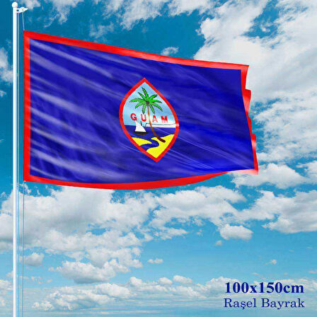 Guam Bayrağı - 100x150 Cm (1 Metre X 1,5 Metre) - Raşel Kumaş
