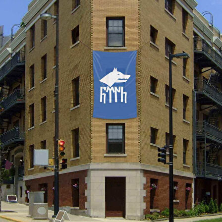 Göktürkçe Türk Yazılı Göktürk Kağanlığı Bayrak 200x300 Cm