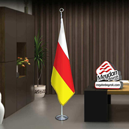 Kuzey Osetya -alanya Bayrak -ofis -makam-toplantı Odaları -direkli -saçaklı Makam Bayrağı