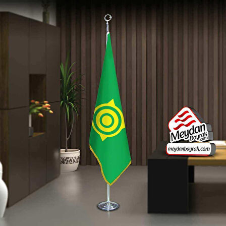 Hakasya Cumhuriyeti Bayrak -ofis -makam-toplantı Odaları -direkli -saçaklı Makam Bayrağı