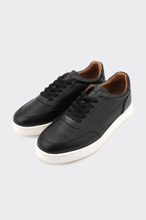Hakiki Deri Bağcıklı Erkek Sneaker