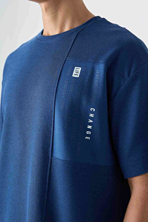Tommy Life Erkek Parlement Oversize T-shirt  88338 