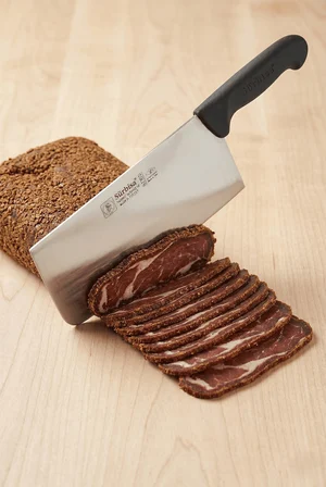 Pastırma Satırı Bıçağı Sürmene Paslanmaz Çelik Satır Bıçak Pastırma Kesme Bıçağı 39 Cm Sürbisa 61730 
