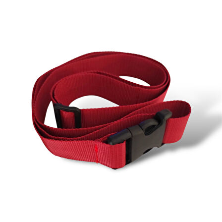 Premium Bordo Renk Valiz Kemeri 4 adet