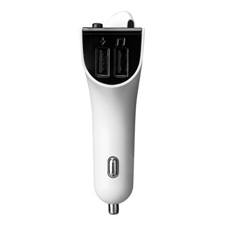 Ayt Magicvoice V14 Kablosuz Kulaklıklı 3.1A Çift Usb Sd Bluetooth Destekli FM Transmitter