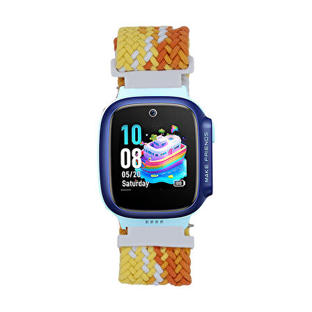 Huawei Watch GT5 41mm KRD-139 18mm Çocuklara Özel Dayanıklı Örgü Kordon