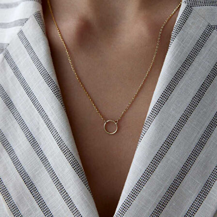 Doç Zincirli Charm Kolyesi