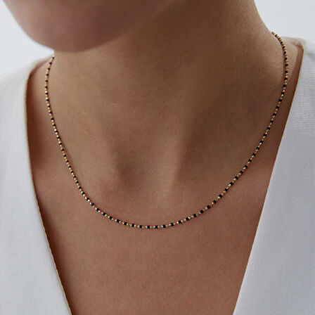 Siyah Mineli Golf Zincir