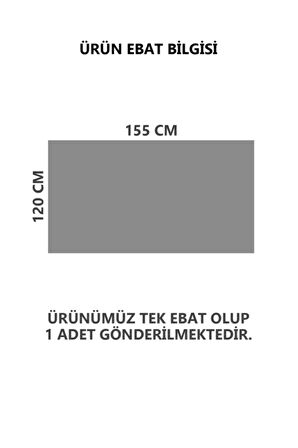 Silinebilir Şeffaf Pvc Muşamba Masa Örtüsü 120 x 155