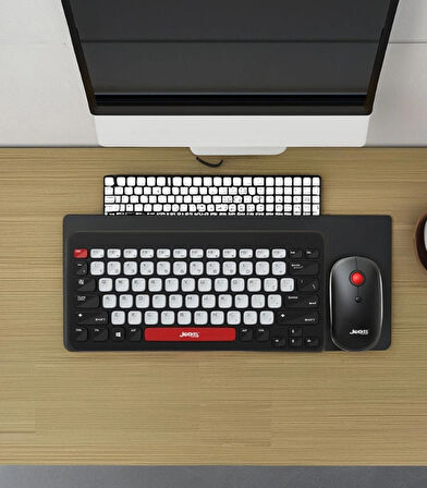 Ws681 Kablosuz Klavye Mouse Seti Slim Kasa - TV ve PC Uyumlu