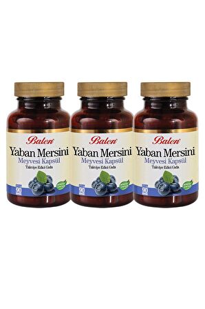 Balen Yaban Mersini Meyvesi 90 Kapsül (3 Adet)