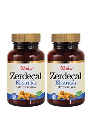 Balen Zerdeçal Ekstraktı 60 Kapsül X 2 Adet