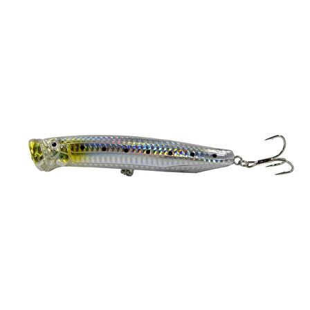 Fujin Salt Popper 12cm 30gr Su Üstü Popper 03T Trans İwashi