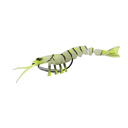 Savage gear TPE Manic Shrimp 10 cm 8 gr Suni Yem Glow