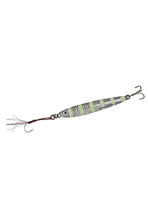 Savage gear 3D Slim Minnow 60 gr Jig Metal Jig Yem Glow Zebra