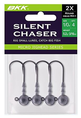 BKK Silent Chaser- Round Head Jig Head 2/0 no 10 gr