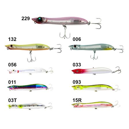 Fujin Z-Walker 125mm 18gr Su Üstü Maket Balık 03T Trans Iwashi